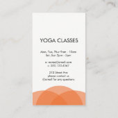 Carte De Visite Yoga Lotus (Dos)