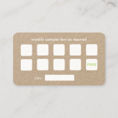 Carte De Visite Yoga Loyauté 10 Visite (Dos)