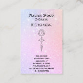 Carte De Visite *~* Yoga - Massage Sun Woman Moon Nirvana Reiki (Dos)