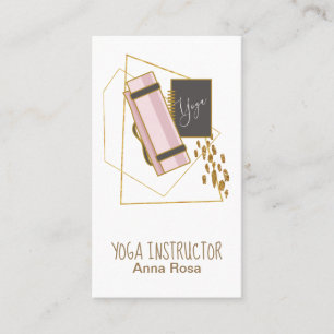 Carte De Visite *~* Yoga Mat Yoga Instructeur Parties scintillant