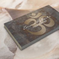 Yoga & Méditation Wellness SPA Vintage Gold Om