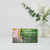 Carte De Visite Yoga Personal Trainer | Professeur professionnel (Debout devant)