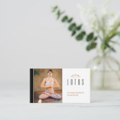 Carte De Visite Yoga | Professeur professionnel (Debout devant)