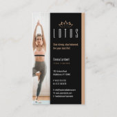 Carte De Visite Yoga | Professeur professionnel (Devant)