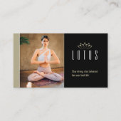 Carte De Visite Yoga | Professeur professionnel (Devant)