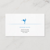 Carte De Visite Yoga | Professeur professionnel (Dos)