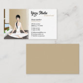 Carte De Visite Yoga | Professionnel (Devant / Derrière)