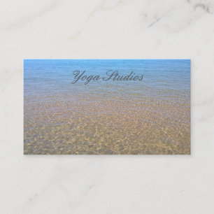Carte De Visite Yoga Reiki Spirituel Healing Water Studio Business