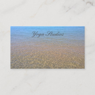 Carte De Visite Yoga Reiki Spirituel Healing Water Studio Business
