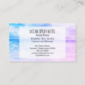 Carte De Visite *~* Yoga Sea Ocean Sunset Mindfulness (Dos)