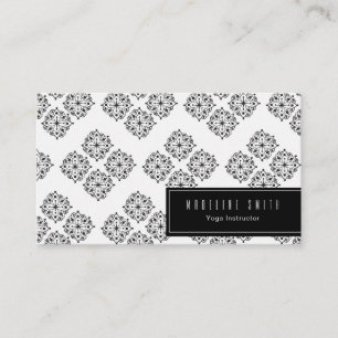 Carte De Visite Yoga Studio Yoga Instructeur Mandela