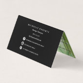 Carte De Visite Yoga W/Appointment de spa de Reiki et référence (Dos)