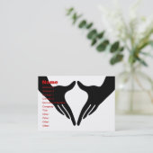 Carte De Visite Yoga Yoni Mudra (Debout devant)