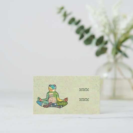 Carte De Visite yogafrosch (Debout devant)