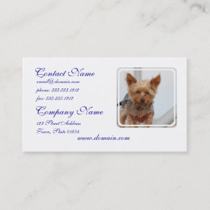 Carte De Visite Yorkie mignon