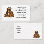 CARTE DE VISITE YORKIE POO (Devant / Derrière)