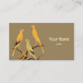 Carte De Visite Yorkshire Canary Vintage (Devant)