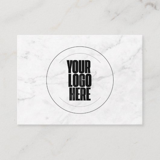 Carte De Visite Your Logo Here Custom (Devant)