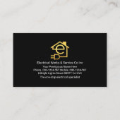 Carte De Visite Your Name Powers Electric Plug (Dos)
