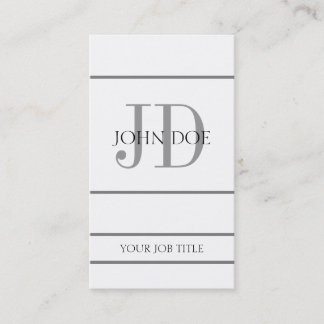 Carte De Visite YourJobTitle W/W vertical