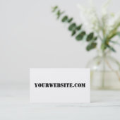Carte De Visite YourWebSite.com (Debout devant)