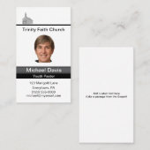Carte De Visite Youth Pastor (Devant / Derrière)