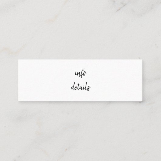 carte de visite youtube (Dos)