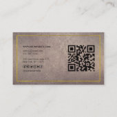 Carte De Visite YOUTUBE Channel Advertisement QR Code Photo (Dos)