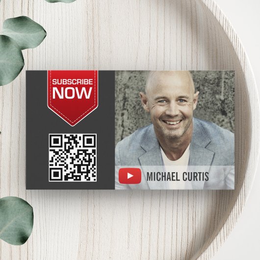 Carte De Visite YouTuber moderne | Chaîne YouTube