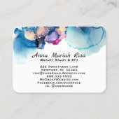 Carte De Visite *~* Yummy Turquoise Turquoise AP29 Bold Or Doré (Dos)