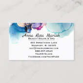 Carte De Visite *~* Yummy Turquoise Turquoise Gold AP29 Gilded Bol (Dos)