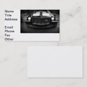 CARTE DE VISITE Z (Devant / Derrière)