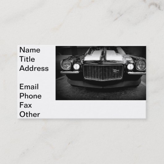 CARTE DE VISITE Z (Devant)