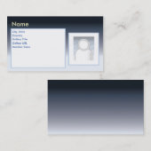 Carte De Visite Zazzle foncé - affaires (Devant / Derrière)