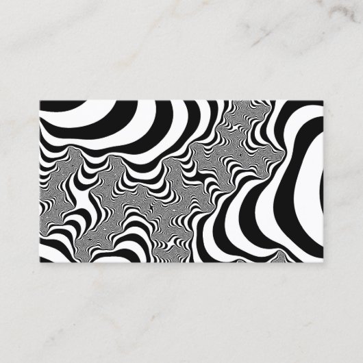 Carte De Visite Zebra Stripes (Devant)