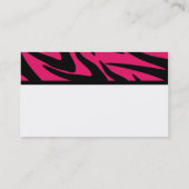 Carte De Visite Zebra Stripes (Dos)