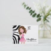 Carte De Visite Zèbre de "brownie" de 311 diamants de Dollface 3,5 (Debout devant)