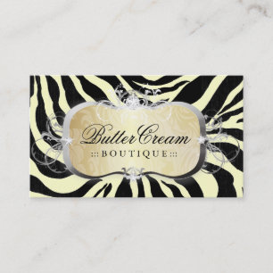 Carte De Visite zèbre du plateau de 311-Lavish Buttercream