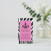 Carte De Visite Zèbre et lustre (Debout devant)