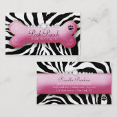 Carte De Visite Zèbre snob du cabot 311 (Devant / Derrière)
