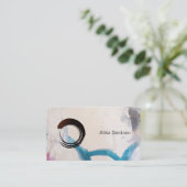 Carte De Visite Zen - aquarelle (Debout devant)