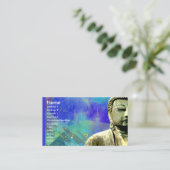 Carte de visite Zen Bouddha, urbanisée (Debout devant)