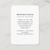 Carte De Visite Zen Buddha Healing Spa (Dos)