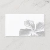 Carte De Visite Zen élégant floral (Dos)