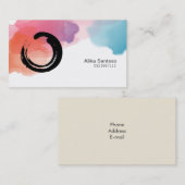 Carte de visite Zen Enso (Devant / Derrière)