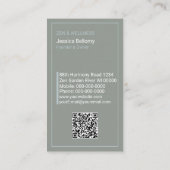 Carte De Visite Zen Meditation (Dos)