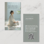 Carte De Visite Zen Meditation (Devant / Derrière)