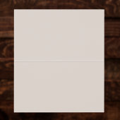 Carte De Visite Zen Sand Labrynth and Stones with Faux Linen