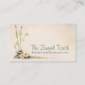 Carte De Visite Zen Serenity Spa Aquarelle Art (Devant)