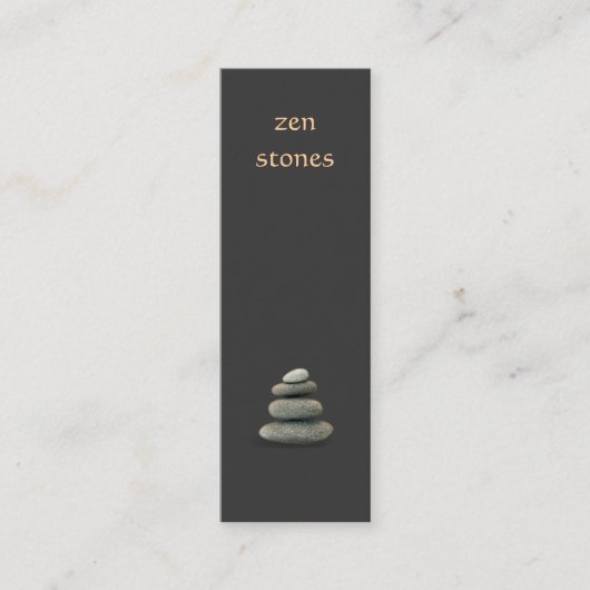 Carte de visite Zen Stones (Devant)